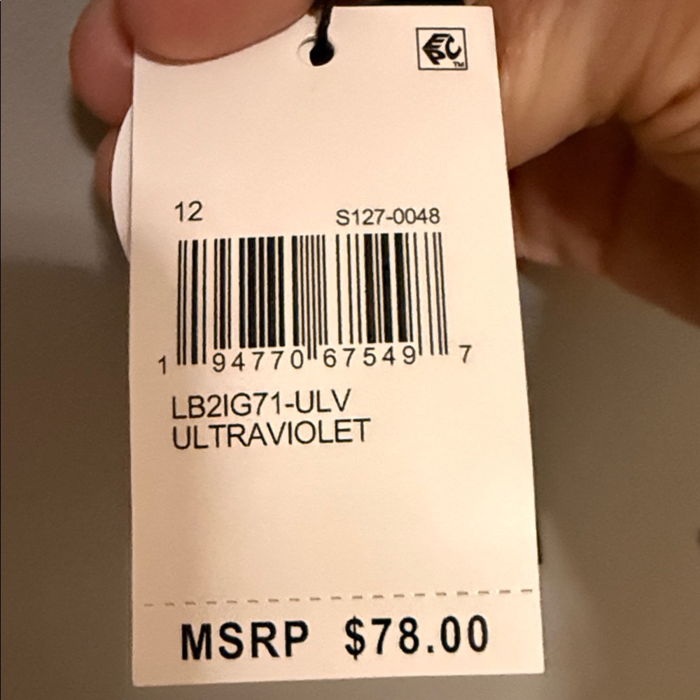 La Blanca Violet Twist Bikini Bandeau Top - Picture 4 of 7